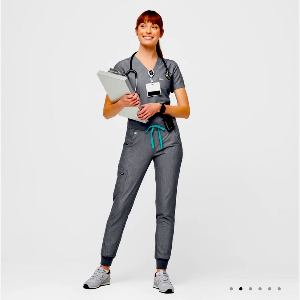 Graphite Grey Figs scrubs.
